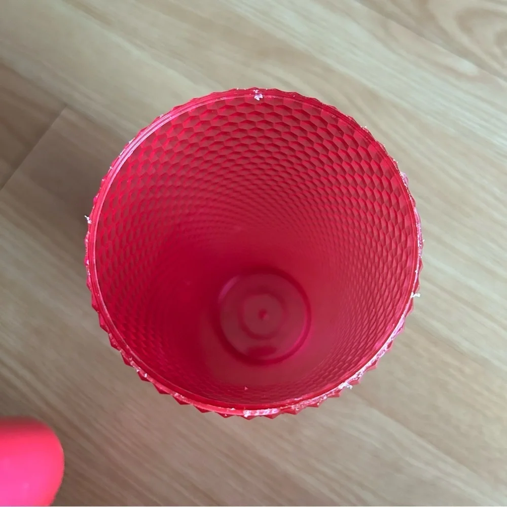 Starbucks Ruby Pink Jelly Studded Tumbler 24oz - Flawed